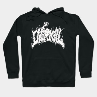 Bruce Lee Over Kill_Death Metal Style (White Color Artwork) T-Shirt Hoodie